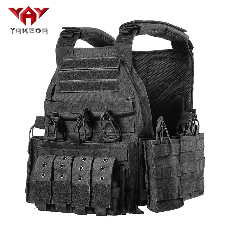 VT-6026-3 Standard YAKEDA Forces Combat Tactical Vest, Army Fans Outdoor Vest Cs Game Vest,expand Training vest - YAKEDA