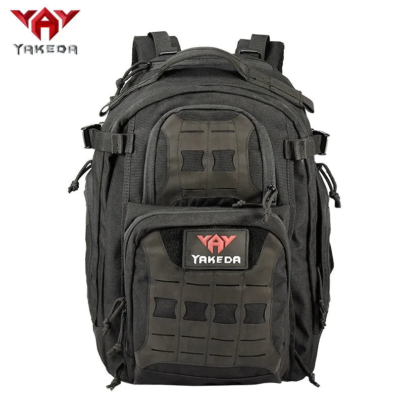 YAKEDA Military Tactical Backpack for Men Army 3 Day Assault Pack 42L Large Molle Hiking Backpack - YAKEDA