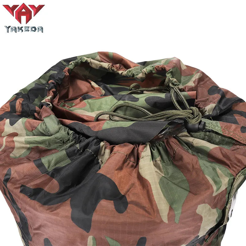 TL-2016 Tactical Round Barrel Backpack Outdoor Large Capacity Barrel Bag Travel Shoulder Bag - YAKEDA