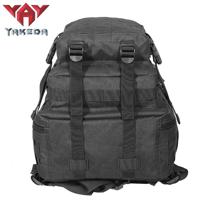 GB-0065 Mountaineering Military Tactical Backpack Men's Hiking Sports Backpack Camouflage System 3P Outdoor Bag 45L - YAKEDA