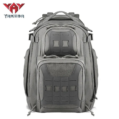 YAKEDA Military Tactical Backpack for Men Army 3 Day Assault Pack 42L Large Molle Hiking Backpack - YAKEDA