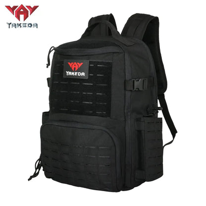 BK-2357 Tactical Backpack Hiking Bag Outdoor Sports Shoulder Bag Wear-Resistant Polyester Travel Hiking Large Capacity Backpacks - YAKEDA