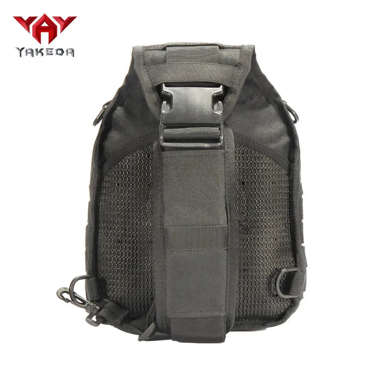 A88060-1 Yakeda Small Outdoor Waterproof Edc Laser Cut Pistol Concealed Tactical Crossbody Shoulder Pack Chest Sling Chest Bag - YAKEDA