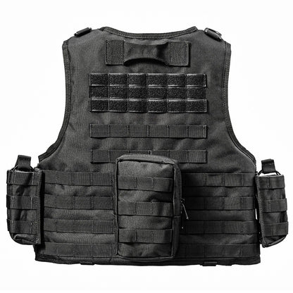 VT-322 YAKEDA Military Tactical Vest Camouflage Body Armor Sports Wear Hunting Vest Army Molle police bulletproof Vest Black - YAKEDA