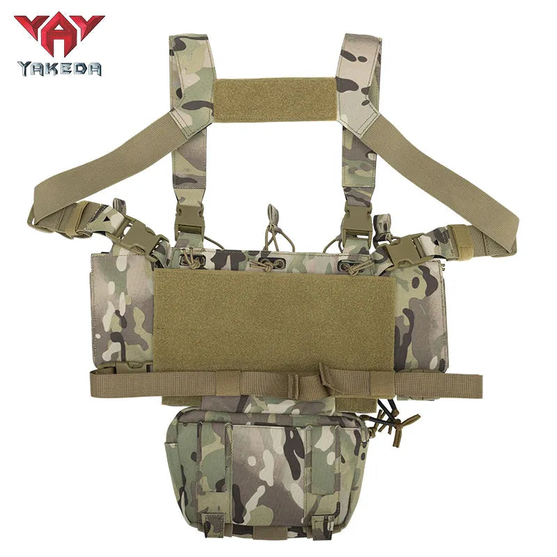 YKD-088 YAKEDA New Fashion Crossbody Harness Vest Conceal Tactical Chest Rig - YAKEDA