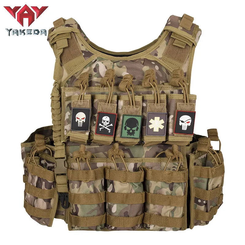 VT-6027 Yakeda Tactical Vest Outdoor Activities Veat Military Fans - YAKEDA