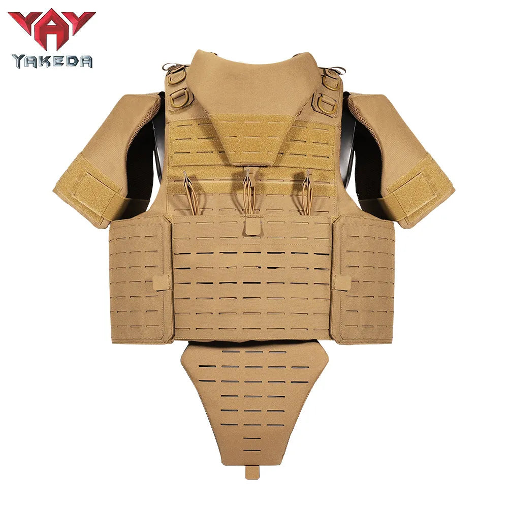 VT-8446 YAKEDA Latest Fashion Full Protection Military Tactical Vest Molle Chaleco Tactico Laser Cut Plate Carrier Bullet Proof Vest - YAKEDA