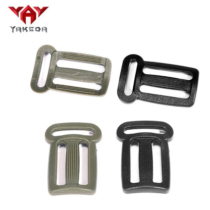 10 Pcs 1 Inch Plastic Non-Slip Single Side Day Buckle Buckle - YAKEDA