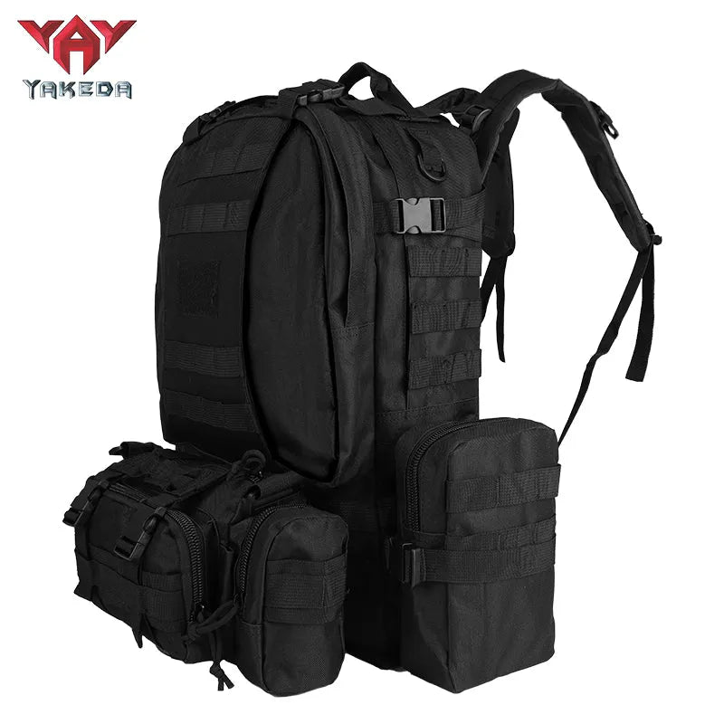 BK-2437 YAKEDA Tactical Backpack Military Fan CS Training Bag - YAKEDA