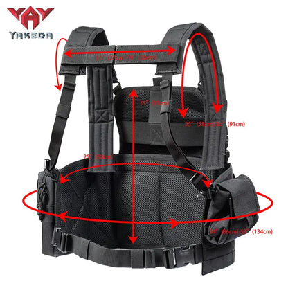 VT-099 YAKEDA Tactical vest Rapid Assault Chest Rig SWAT Vest - YAKEDA