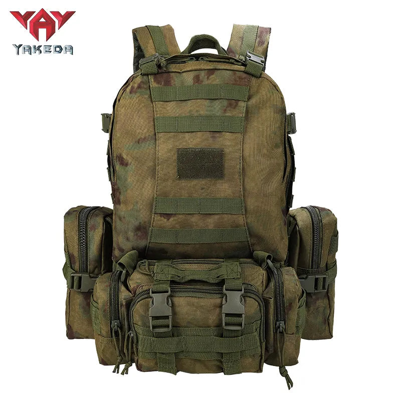 BK-2437 YAKEDA Tactical Backpack Military Fan CS Training Bag - YAKEDA