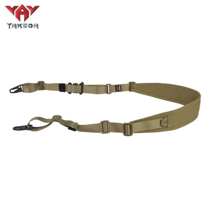 YKD-0203 500D Nylon Tactical Single Straps Nylon Sling Webbbing Sling Bungee Strap Hunting Accessories Tactical Sling - YAKEDA