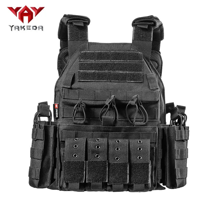 VT-6026-3 Standard YAKEDA Forces Combat Tactical Vest, Army Fans Outdoor Vest Cs Game Vest,expand Training vest - YAKEDA