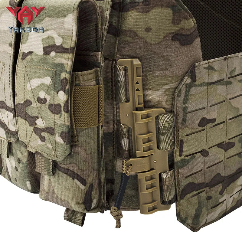 VT-8558 YAKEDA Camouflage Nylon Chaleco Tactico Combat MOLLE Plate Carrier Tactical Vest - YAKEDA