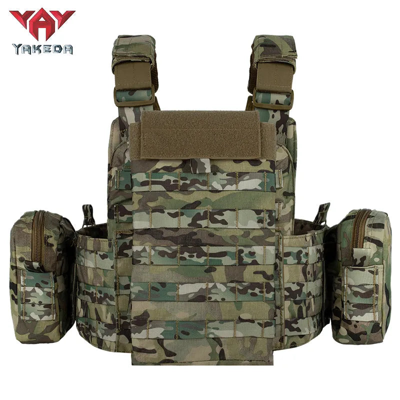 VT-6031-5 QR Yakeda MC Tactical Gear Chaleco Tactico Weighted Plate Carrier Black Tactical Vest Nylon Colete Tatico Military Training Vest - YAKEDA