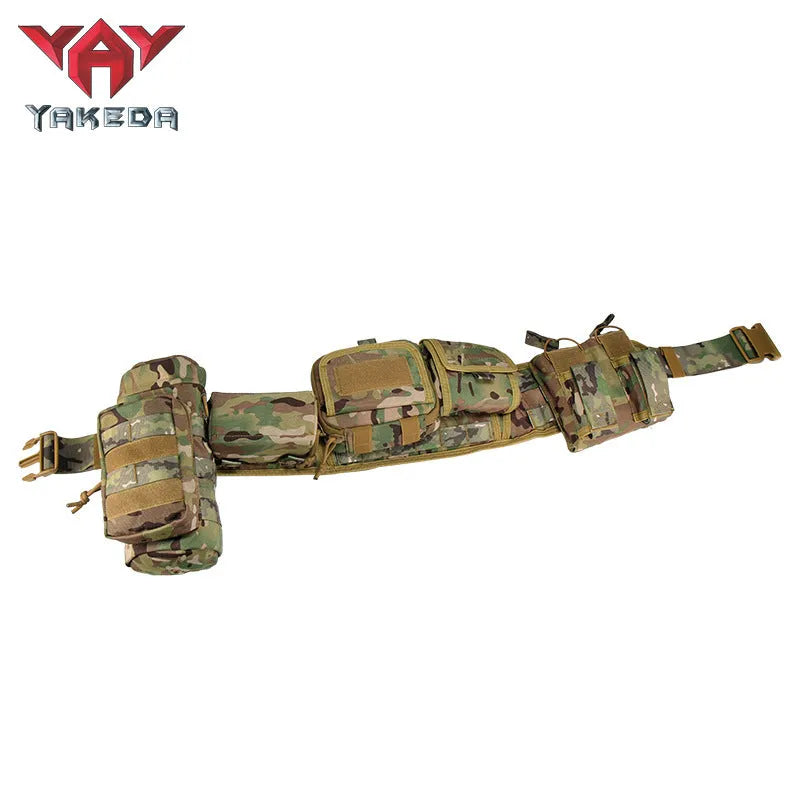 L1810-1 Camouflage Tactical Waistband Outdoor molle Belt Multifunctional Carrying Gear - YAKEDA