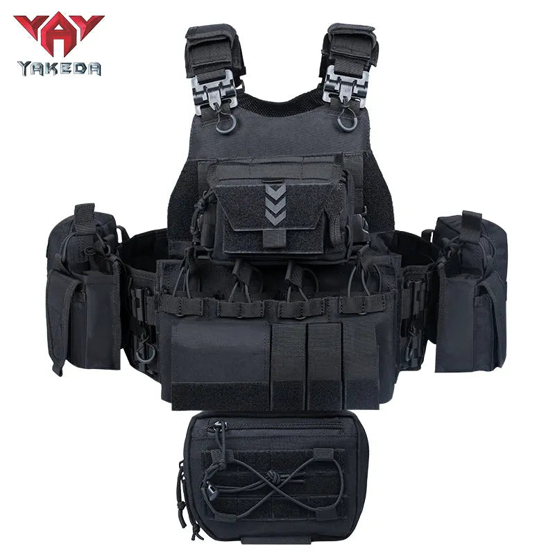 VT-8833TB YAKEDA Camouflage Tactical Vest Outdoor CS Military Tactical Vest Multifunctional Tactical Vests - YAKEDA