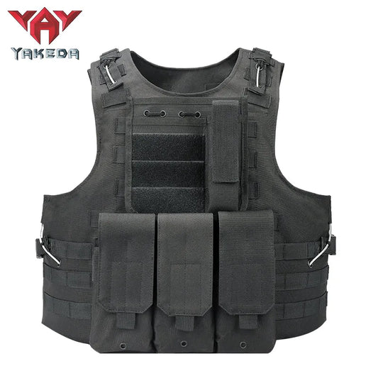 VT-8344 Yakeda Fashion multifumctional ajustable shoulder strap vest packs for hanging accessories tactical vest military vest - YAKEDA