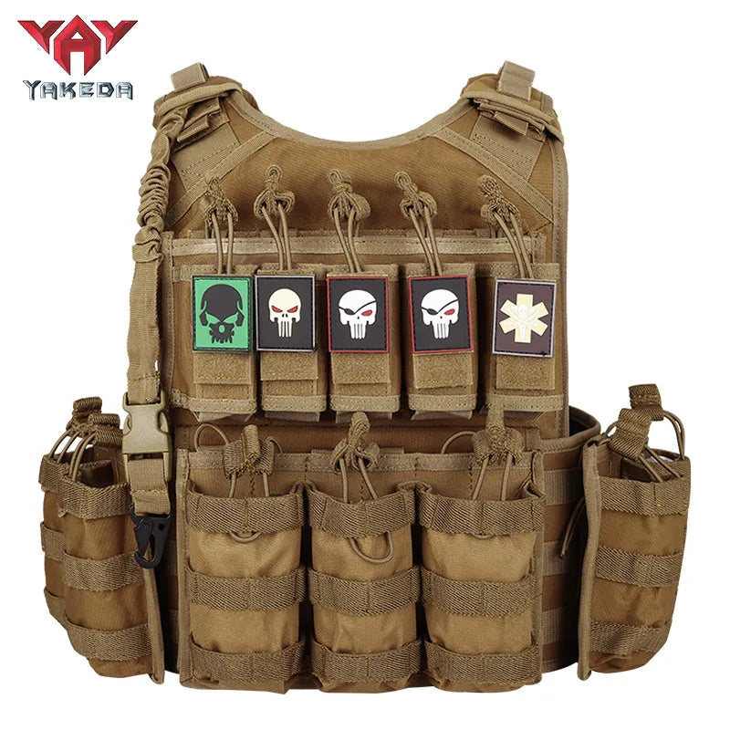 VT-6027 Yakeda Tactical Vest Outdoor Activities Veat Military Fans - YAKEDA