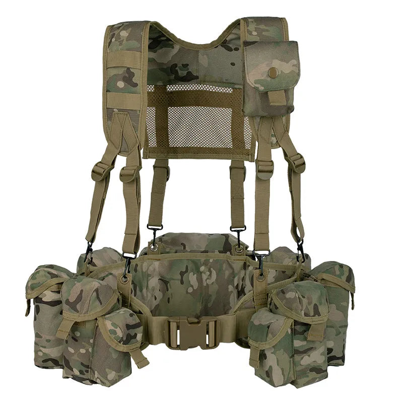 VT-8537 OEM Tactical Gear Outdoor Fashion Webbing Set Tactical Chest Rig Bag - YAKEDA