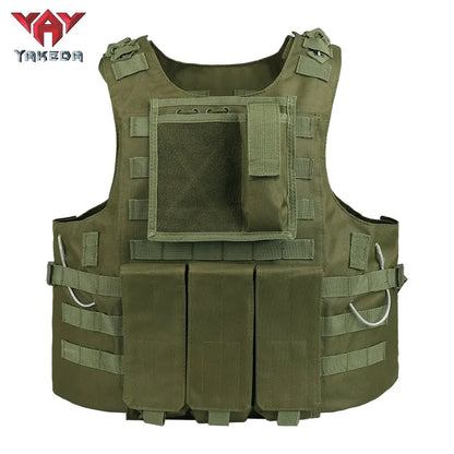 VT-8344 Yakeda Fashion multifumctional ajustable shoulder strap vest packs for hanging accessories tactical vest military vest - YAKEDA