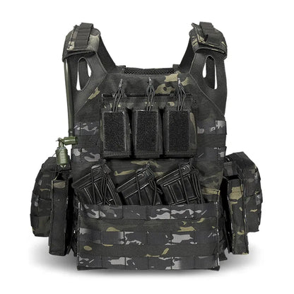 VT-8141 Army Fans Outdoor Vest Cs Game Vest Special Police SWAT Tactical Vest Forces Combat Training Vest - YAKEDA