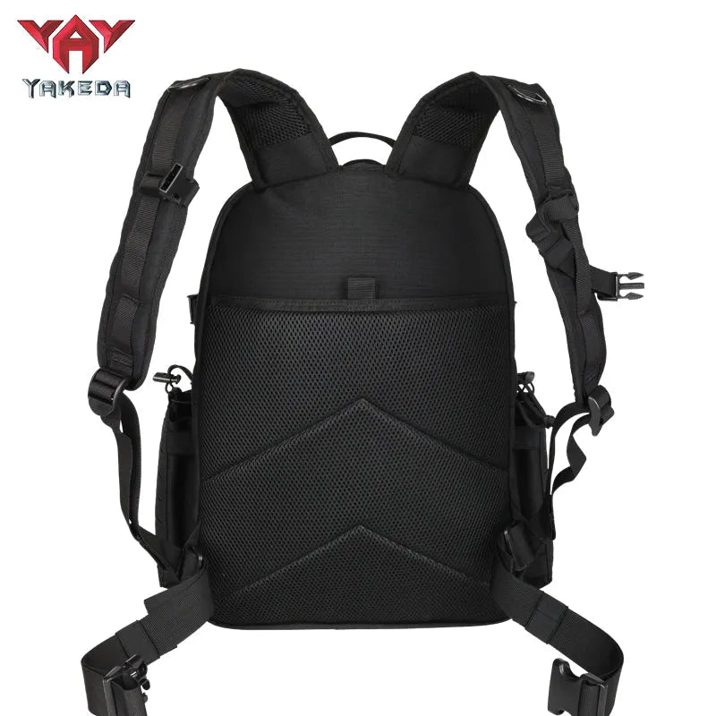 BK-2357 Tactical Backpack Hiking Bag Outdoor Sports Shoulder Bag Wear-Resistant Polyester Travel Hiking Large Capacity Backpacks - YAKEDA