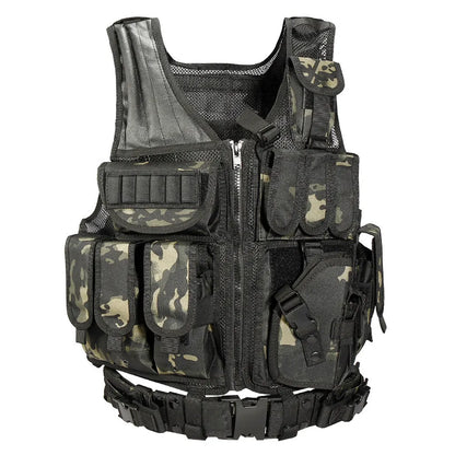 VT-1063 YAKEDA Police Military Tactical Vest Wargame Body Armor Sports Wear Hunting Vest CS Outdoor Products Equipment - YAKEDA