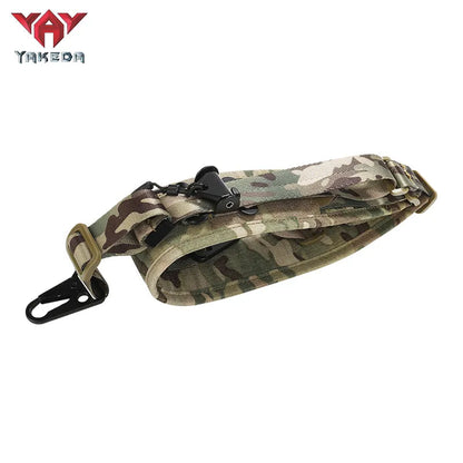 YKD-0203 500D Nylon Tactical Single Straps Nylon Sling Webbbing Sling Bungee Strap Hunting Accessories Tactical Sling - YAKEDA