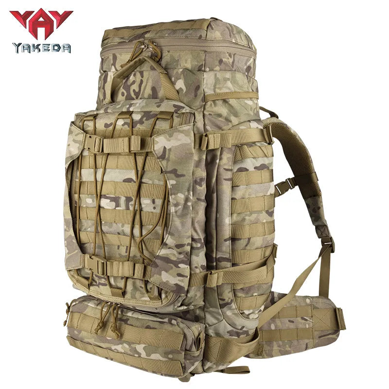 19780 YAKEDA Tactical Backpack Military Rucksack Traveling Hiking Outdoor 90L - YAKEDA