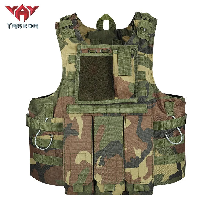 VT-8344 Yakeda Fashion multifumctional ajustable shoulder strap vest packs for hanging accessories tactical vest military vest - YAKEDA