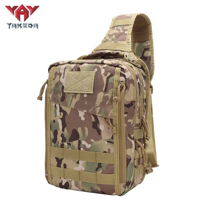 KF-088 Nylon Tactical Sling Bag Cross Body Gun Backpack Design For Handgun Move Quickly - YAKEDA