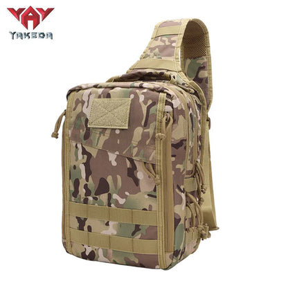 KF-088 Nylon Tactical Sling Bag Cross Body Gun Backpack Design For Handgun Move Quickly - YAKEDA