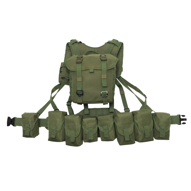 VT-8550 Yakeda Tactical Vest for Range Training and Hunting Camouflage Military Multifunctional Vest with Multiple Pockets and Adjustable Straps