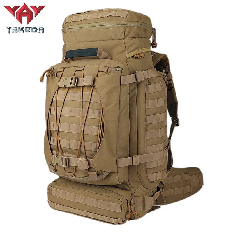 19780 YAKEDA Tactical Backpack Military Rucksack Traveling Hiking Outdoor 90L - YAKEDA