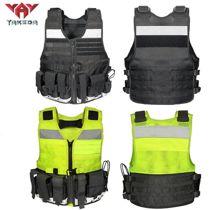 Vt-1065 Yakeda Custom Stab-Resistant Reflective Vest Outdoor Molle System Onboard Safety Tactical Vest - YAKEDA