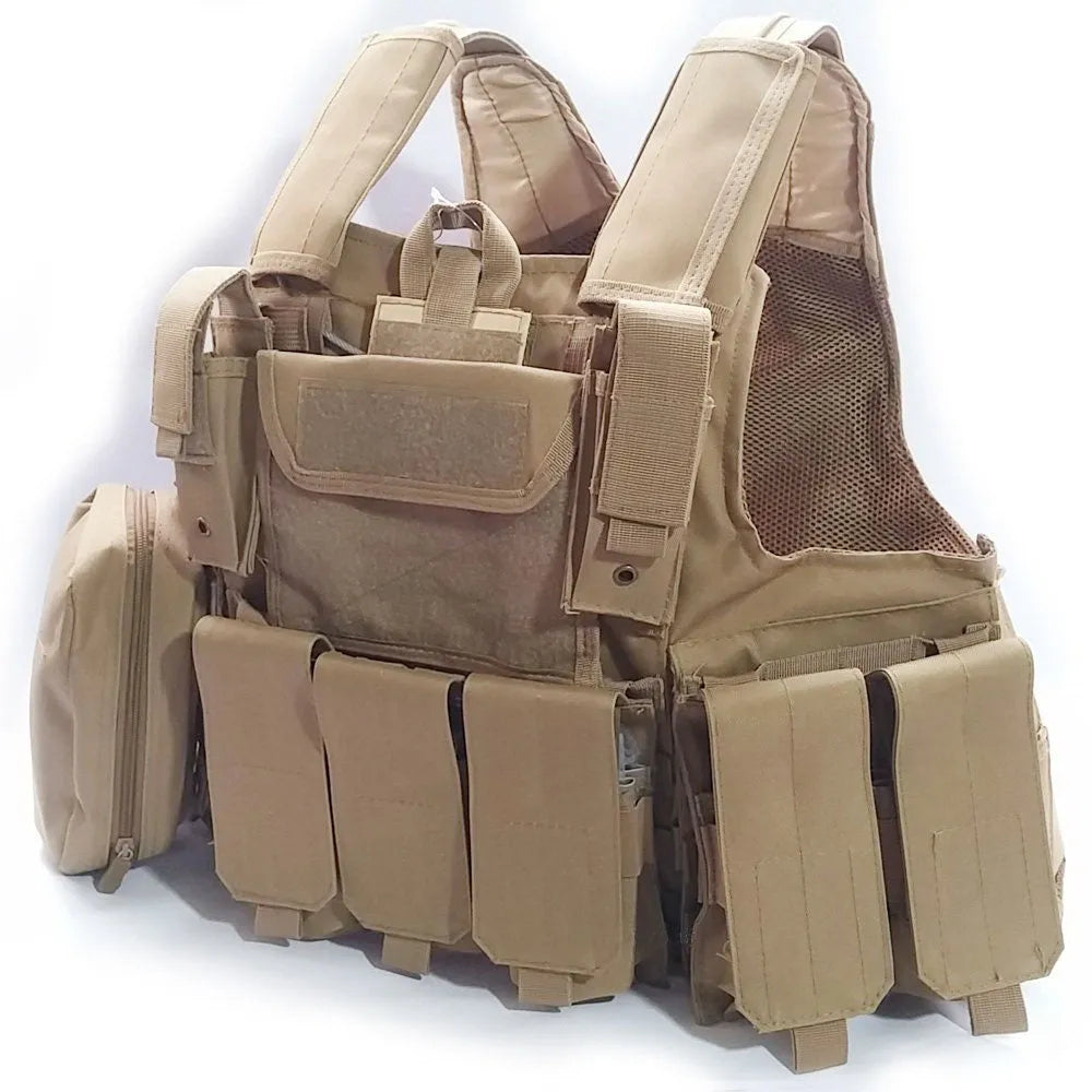 VT-1084 YAKEDA Military Tactical Vest Police Paintball Wargame Wear MOLLE Body Armor Hunting Vest CS - YAKEDA