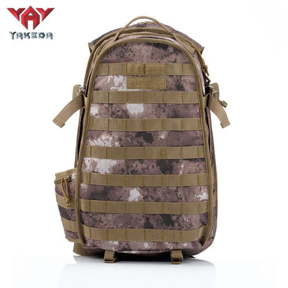 A88043 YAKEDA 55L Large Capacity Outdoor Sports Basketball Waterproof Camouflage Backpack Mountain Bag - YAKEDA