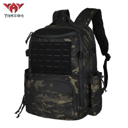 BK-2357 Tactical Backpack Hiking Bag Outdoor Sports Shoulder Bag Wear-Resistant Polyester Travel Hiking Large Capacity Backpacks - YAKEDA