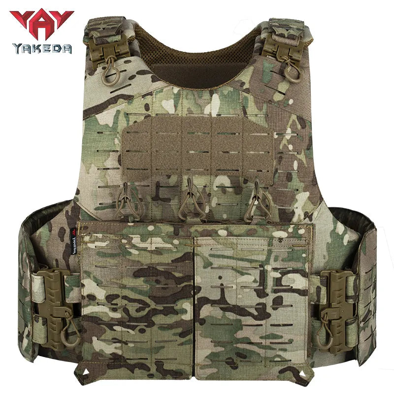 VT-8545 YAKEDA Tactical Vest Shoulder Quick Detach Shooting Training - YAKEDA