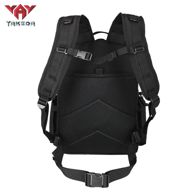 BK-2357 Tactical Backpack Hiking Bag Outdoor Sports Shoulder Bag Wear-Resistant Polyester Travel Hiking Large Capacity Backpacks - YAKEDA