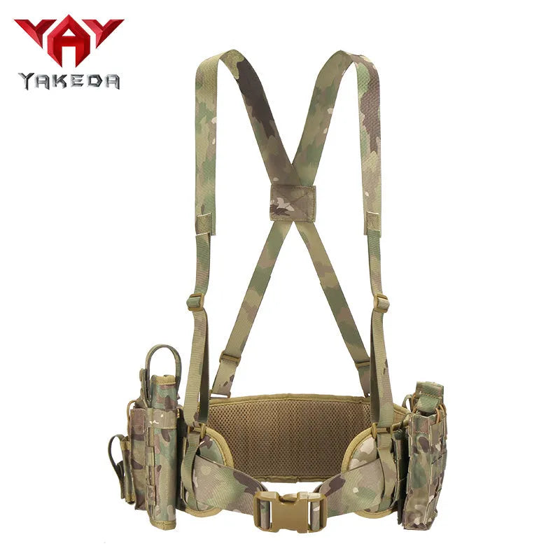 BL-8105 Yakeda belt corset fighting training tactical military outdoor lightweight vest - YAKEDA