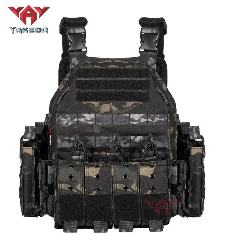 VT-6026-3 Quick Release YAKEDA Swat Jpc Military Molle Army Tactical Bullet Proof Plate Carrier Vest For Hunting - YAKEDA