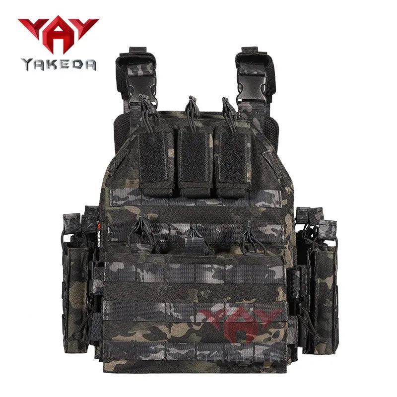 VT-6026-1 Quick Release YAKEDA Plate Carrier Vest In Stock Molle Chaleco Tactico Tactical Vest for Outdoor Shooting - YAKEDA