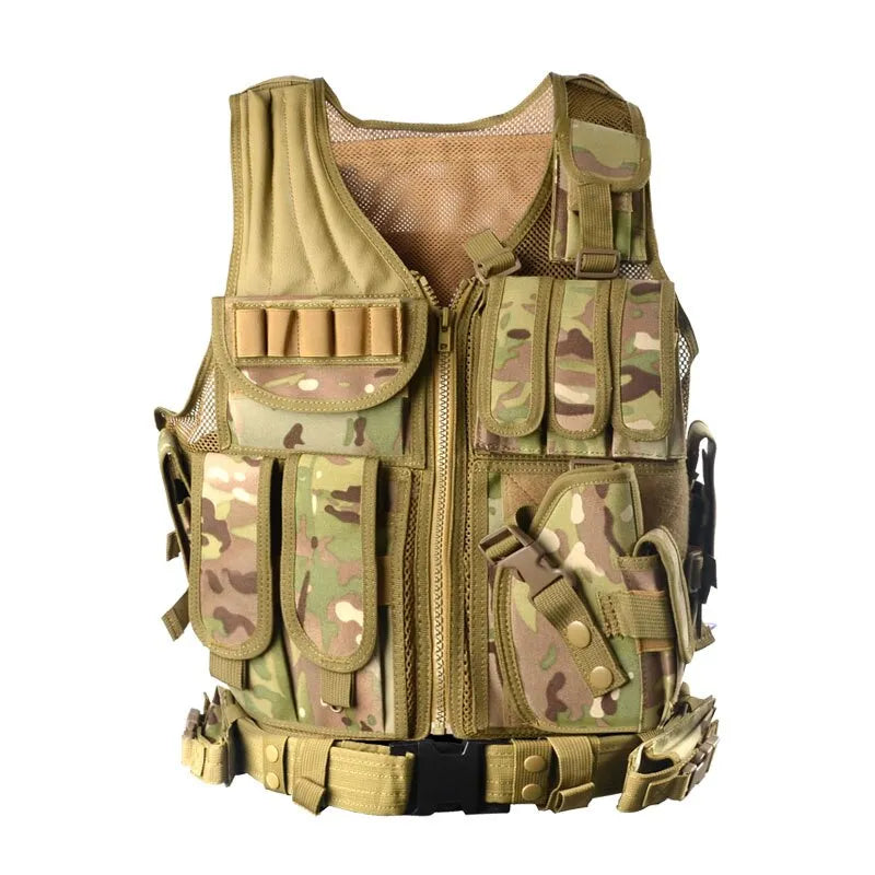 VT-1063 YAKEDA Police Military Tactical Vest Wargame Body Armor Sports Wear Hunting Vest CS Outdoor Products Equipment - YAKEDA