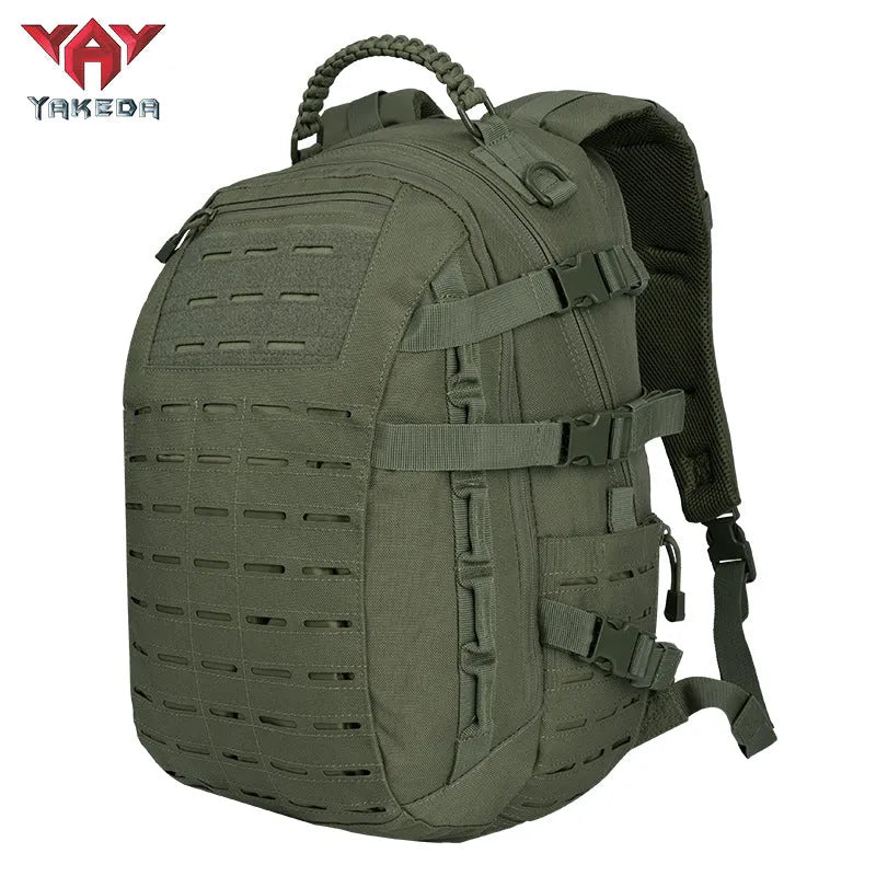 GB-0063 Tactical Backpack Mountaineering Hiking Outdoor Bag Camouflage Shoulder Dragon Egg Bag Student Commuter Computer Shoulder Bag - YAKEDA