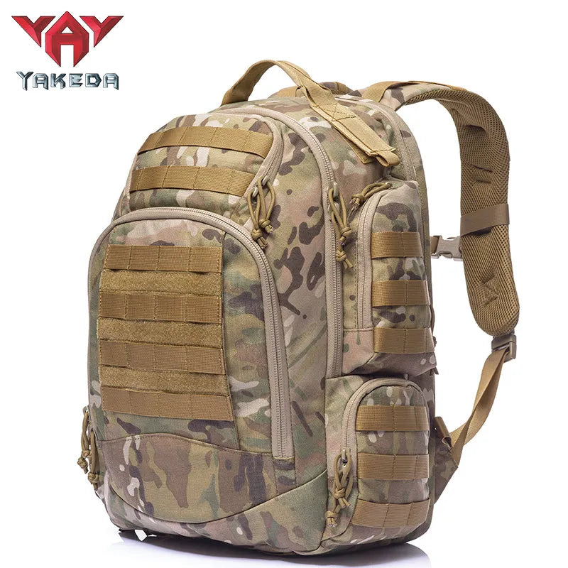 KF-011 Yakeda Outdoor Equipment Backpack All Terrain Camouflage Multicam Army Fan Bag Water Repellent Tactical Backpack - YAKEDA