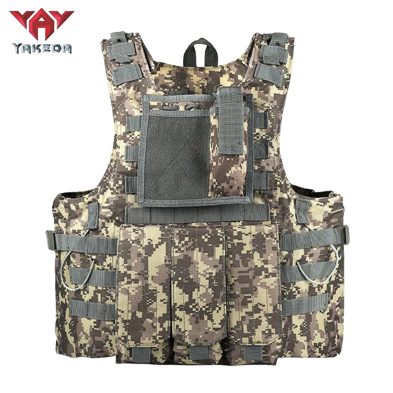 VT-8344 Yakeda Fashion multifumctional ajustable shoulder strap vest packs for hanging accessories tactical vest military vest - YAKEDA