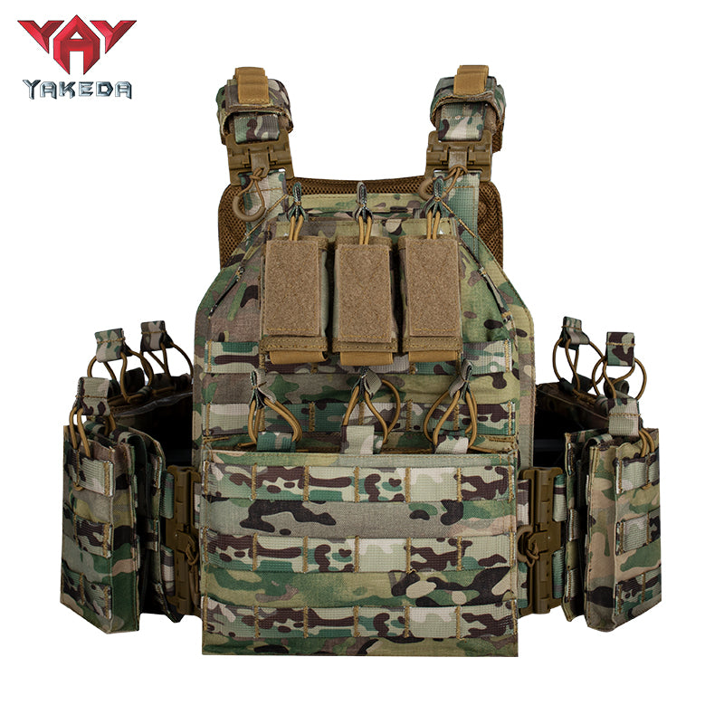 VT-6026-1 Schnellverschluss YAKEDA Plattenträgerweste Auf Lager Molle Chaleco Tactico Taktische Weste für Outdoor-Schießen 