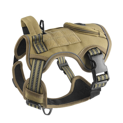 PT-1001 Dog Leash Vest Dog Chest Harness Tactical Dog Chest Walking Leash